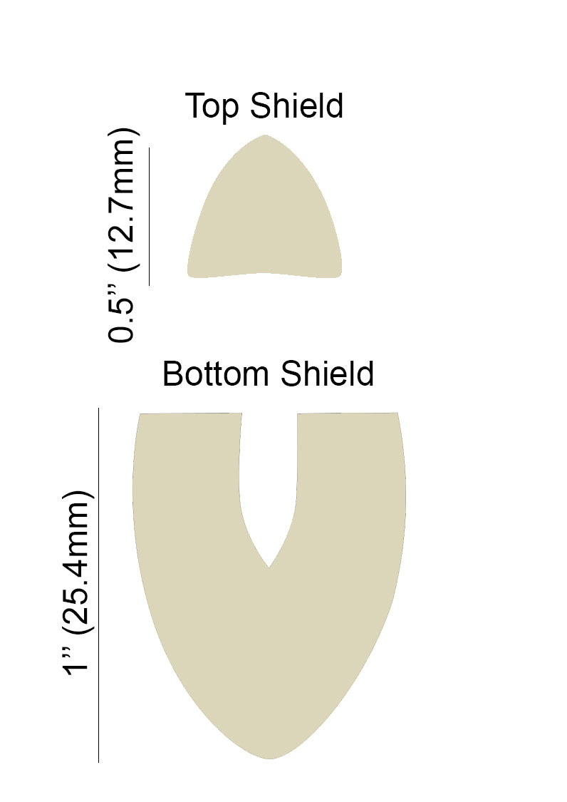 Modern Shield Duo, 2 Piece, Cutter Set: Idea for Polymer Clay, Ceramics, Fondant and More