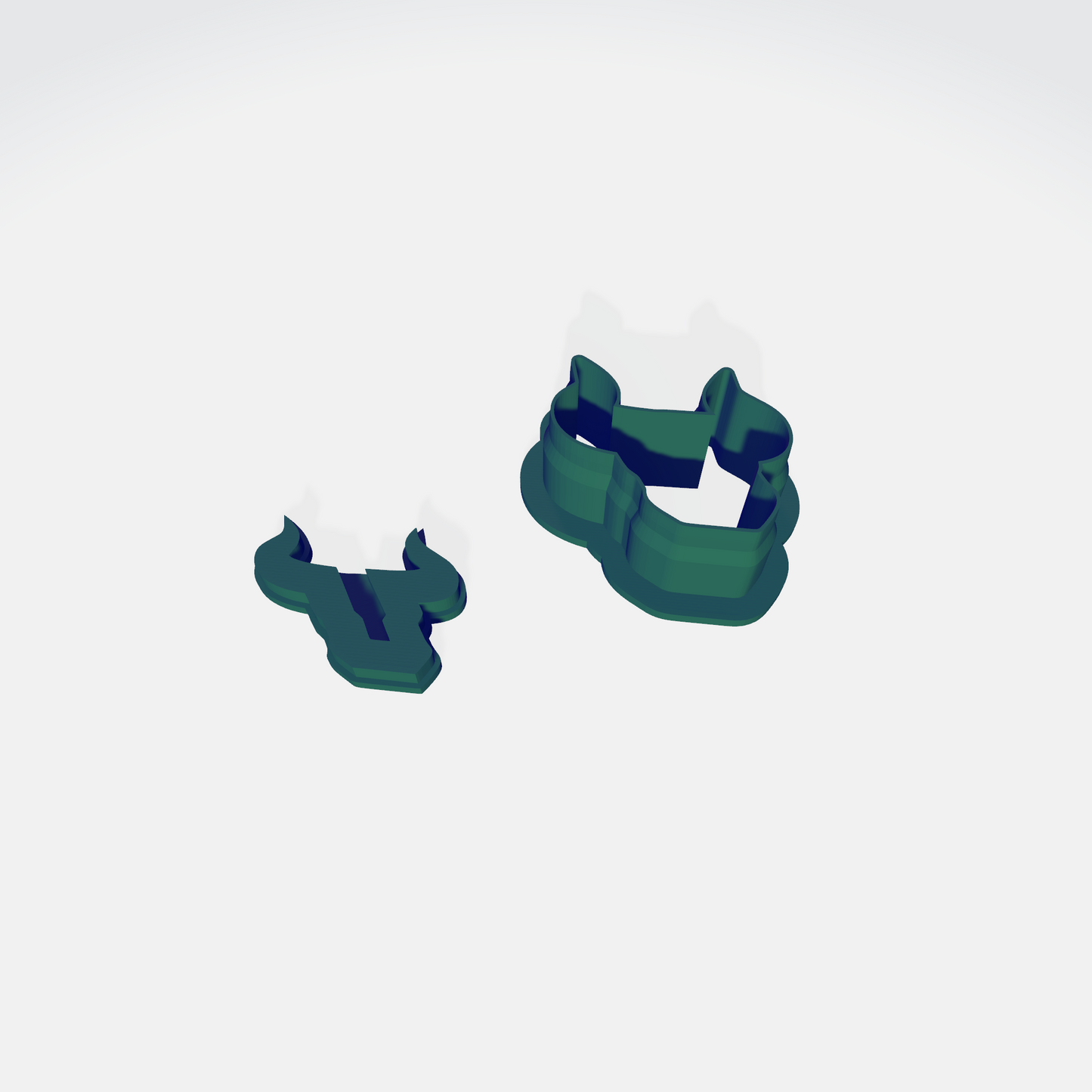 South Florida Bulls Cookie Cutter & Stamp Set: Versatile Tool for Cookies, Ceramics, Pottery, Fondant, and More