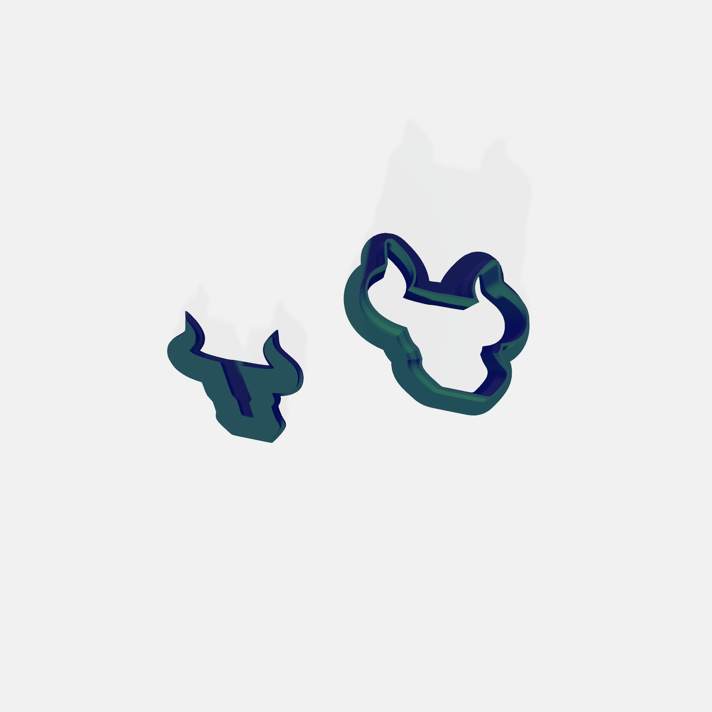 South Florida Bulls Cookie Cutter & Stamp Set: Versatile Tool for Cookies, Ceramics, Pottery, Fondant, and More
