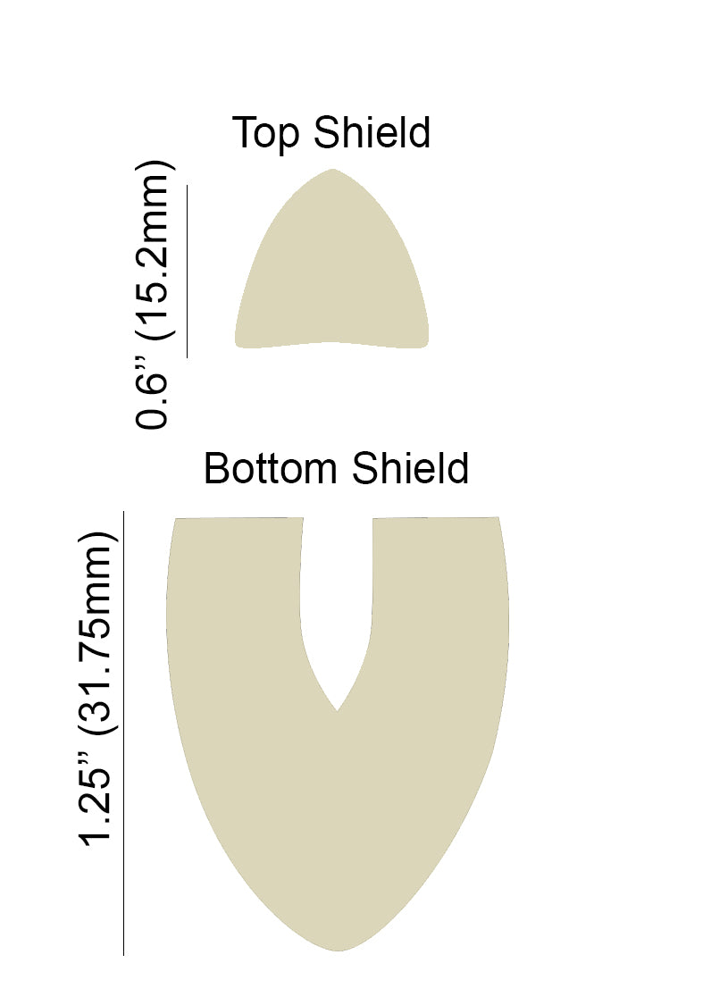 Modern Shield Duo, 2 Piece, Cutter Set: Idea for Polymer Clay, Ceramics, Fondant and More