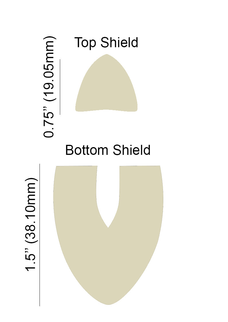 Modern Shield Duo, 2 Piece, Cutter Set: Idea for Polymer Clay, Ceramics, Fondant and More
