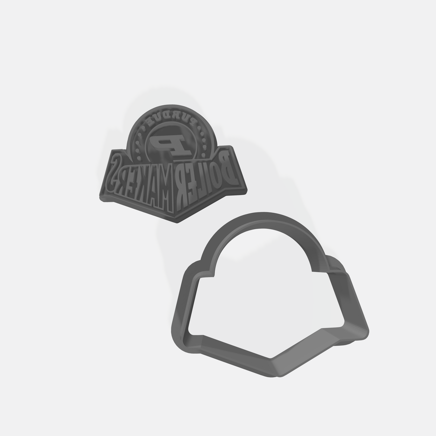 Boilermakers Purdue Cookie Cutter & Stamp Set: Ideal for Cookies, Ceramics, Pottery, Polymer Clay, and Fondant