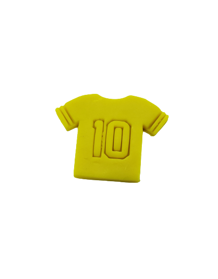 Football Jersey Cookie Cutter/Clay Cutter with Customizable Player Number Option | Style A