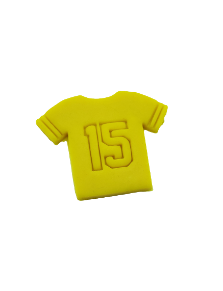 Football Jersey Cookie Cutter/Clay Cutter with Customizable Player Number Option | Style A