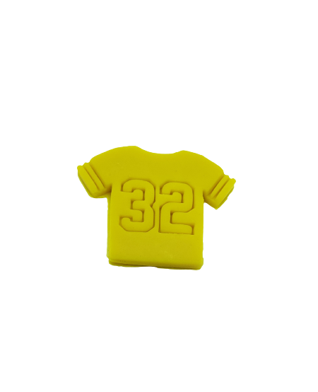 Football Jersey Cookie Cutter/Clay Cutter with Customizable Player Number Option | Style A