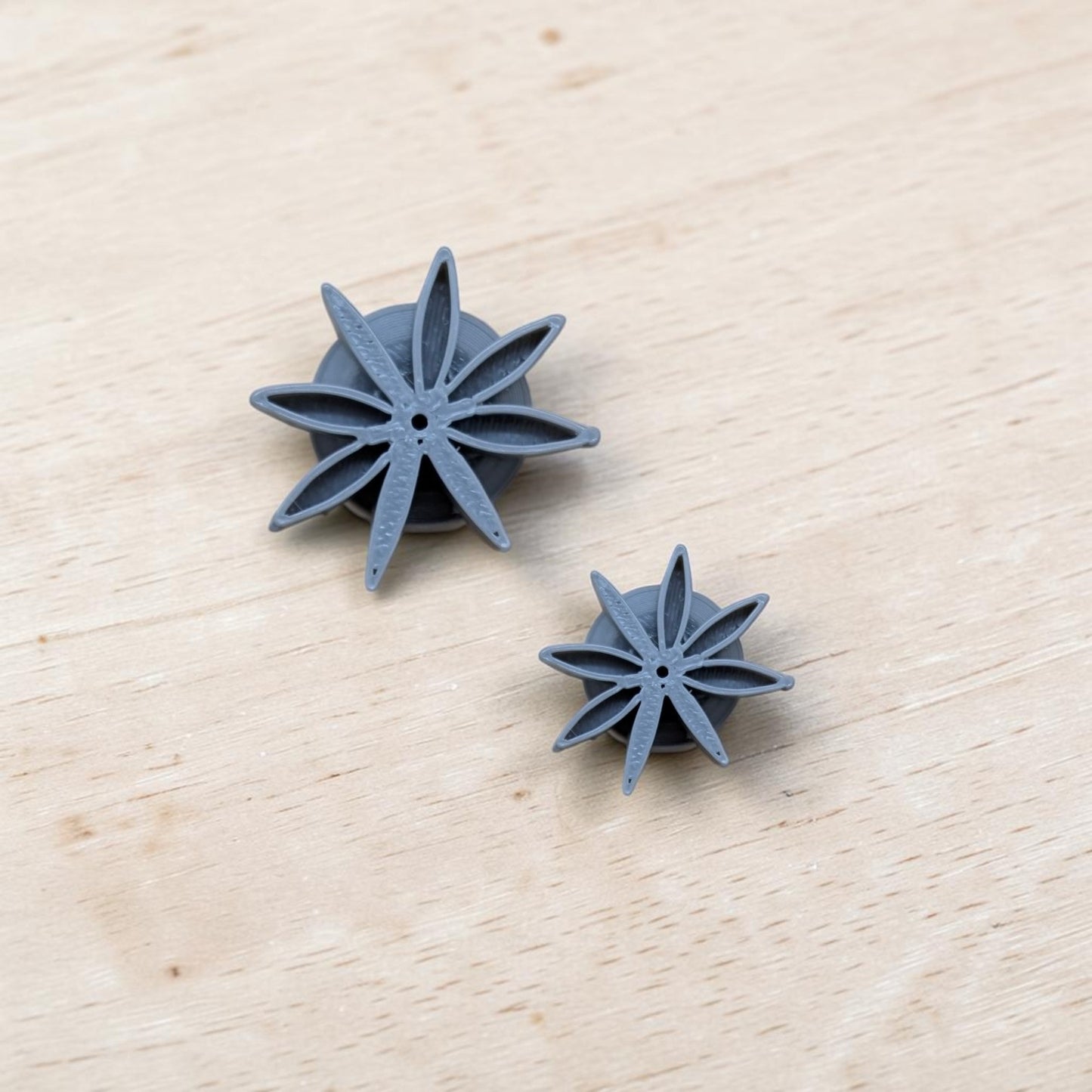 Anise Star Stamp for Cookies, Fondant, Polymer Clay & Pottery – Truley Unique Embosser Tool