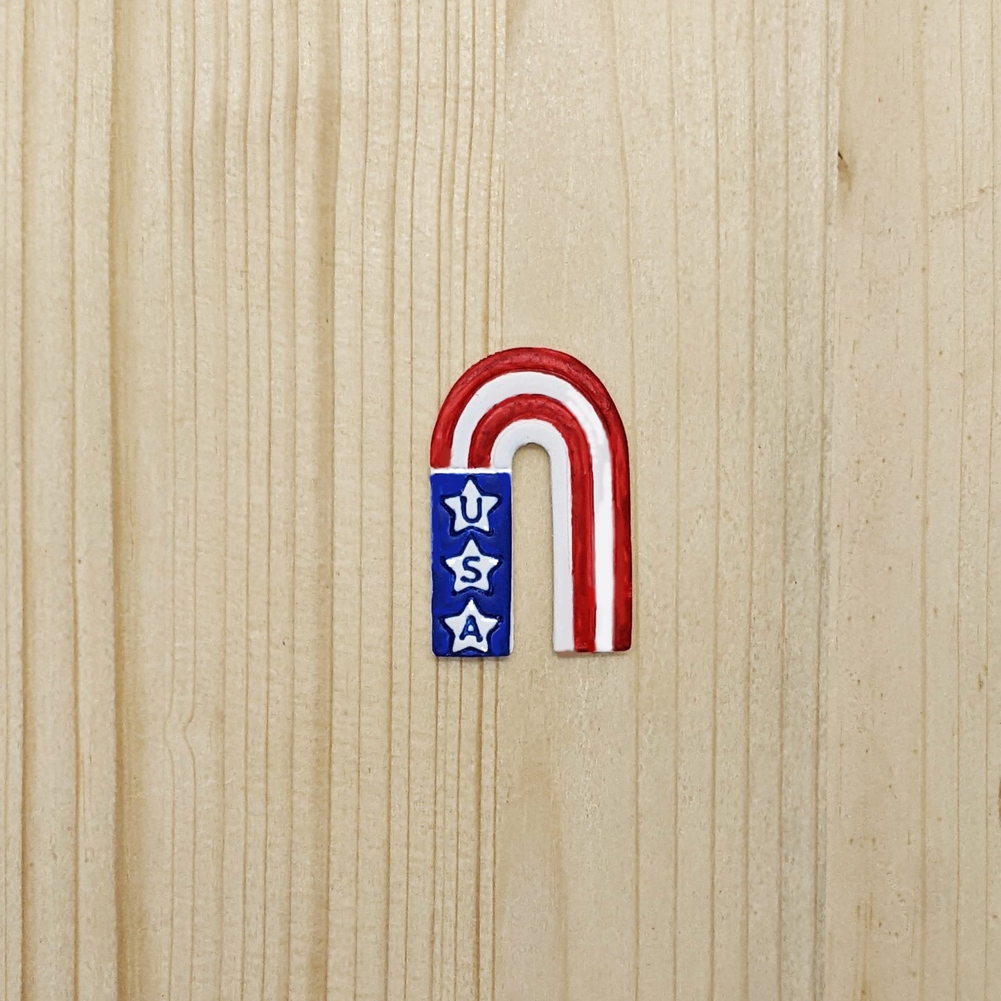 USA Stars & Stripes Freedom Rainbow Cookie Cutter - Ideal for Ceramics, Pottery, Cookies, Polymer Clay, Fondant, and More