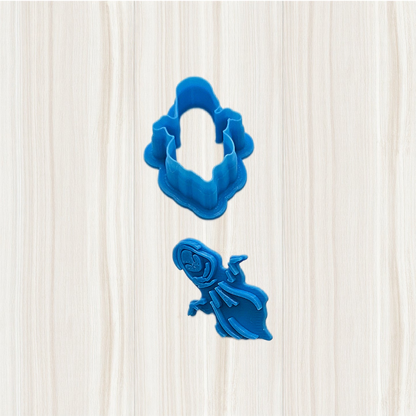Astral Reaper Ghost Cookie Cutter and Stamp Set for Cookies, Ceramics, Pottery, Polymer Clay, Fondant & More