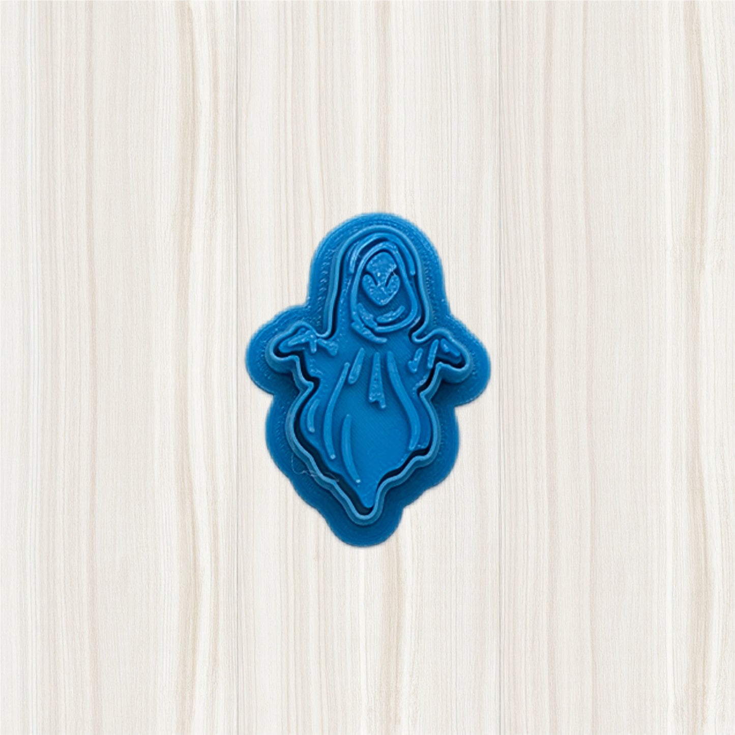Astral Reaper Ghost Cookie Cutter and Stamp Set for Cookies, Ceramics, Pottery, Polymer Clay, Fondant & More