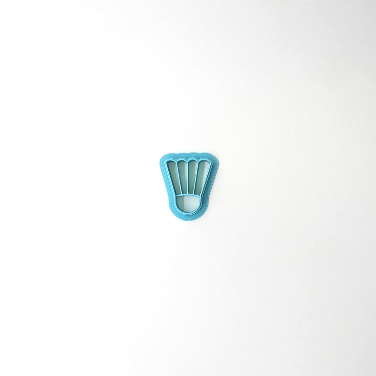 Badminton Birdie Shuttlecock Volant Ball Cookie Cutter: Perfect for Cookies, Ceramics, Polymer Clay, Fondant, & More
