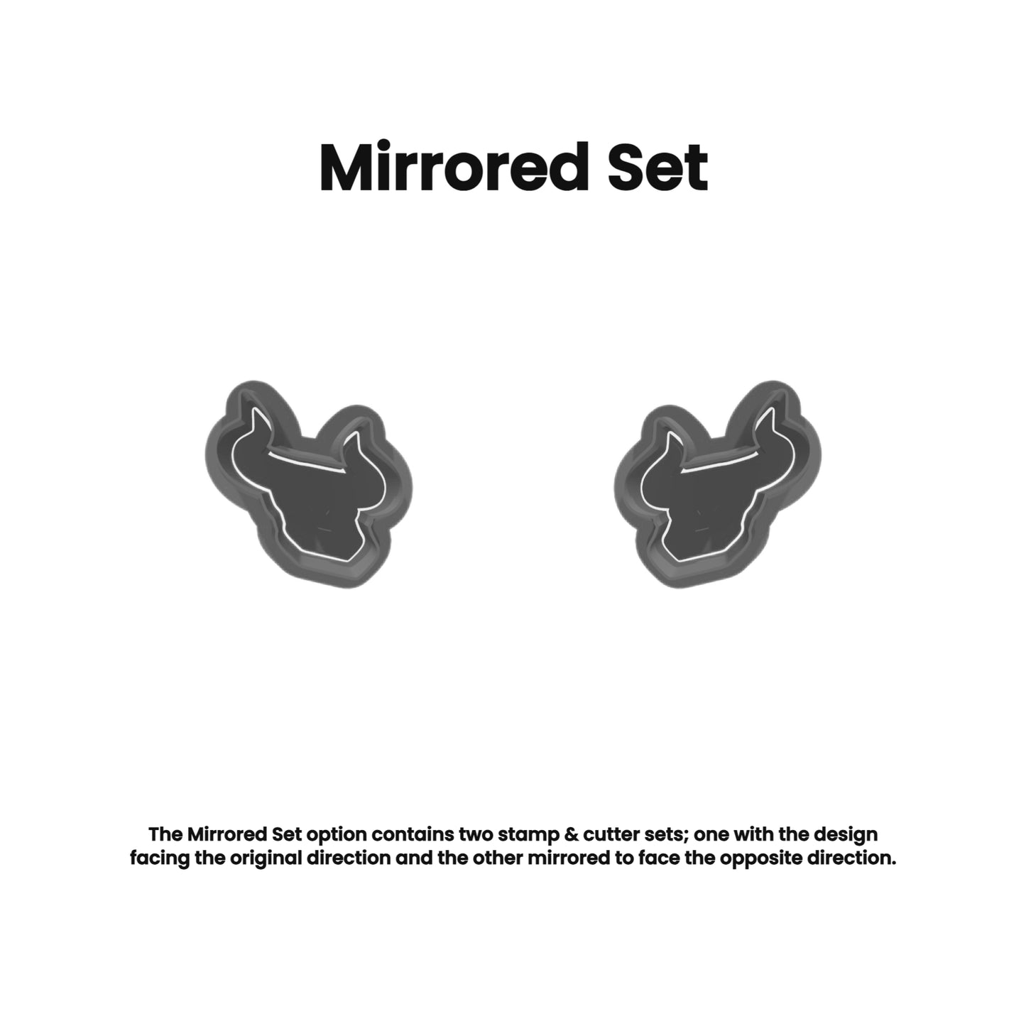 South Florida Bulls Cookie Cutter & Stamp Set: Versatile Tool for Cookies, Ceramics, Pottery, Fondant, and More