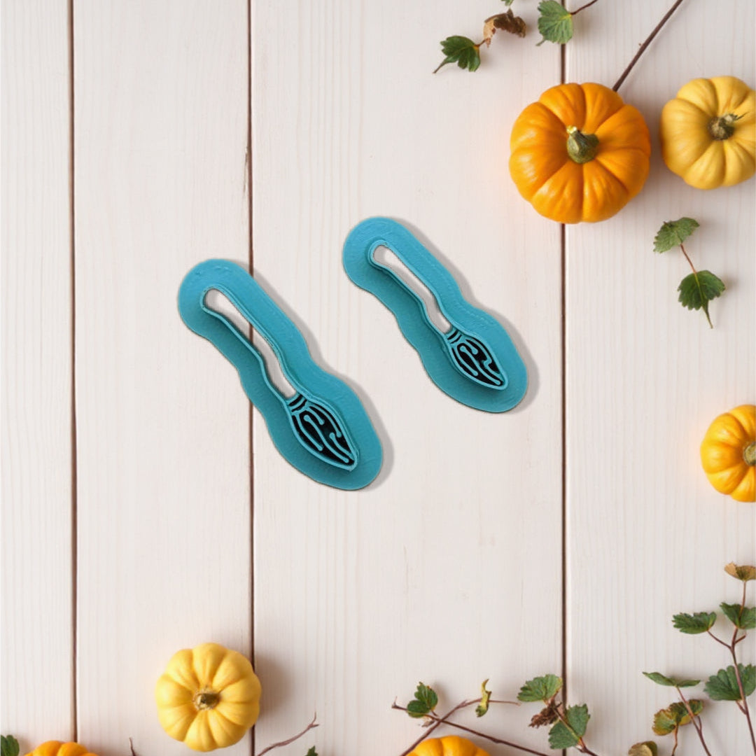 Haunted Broom Cookie Cutter β Fondant, Clay, Ceramic & Pottery Tool | Multi-Medium Craft Cutter