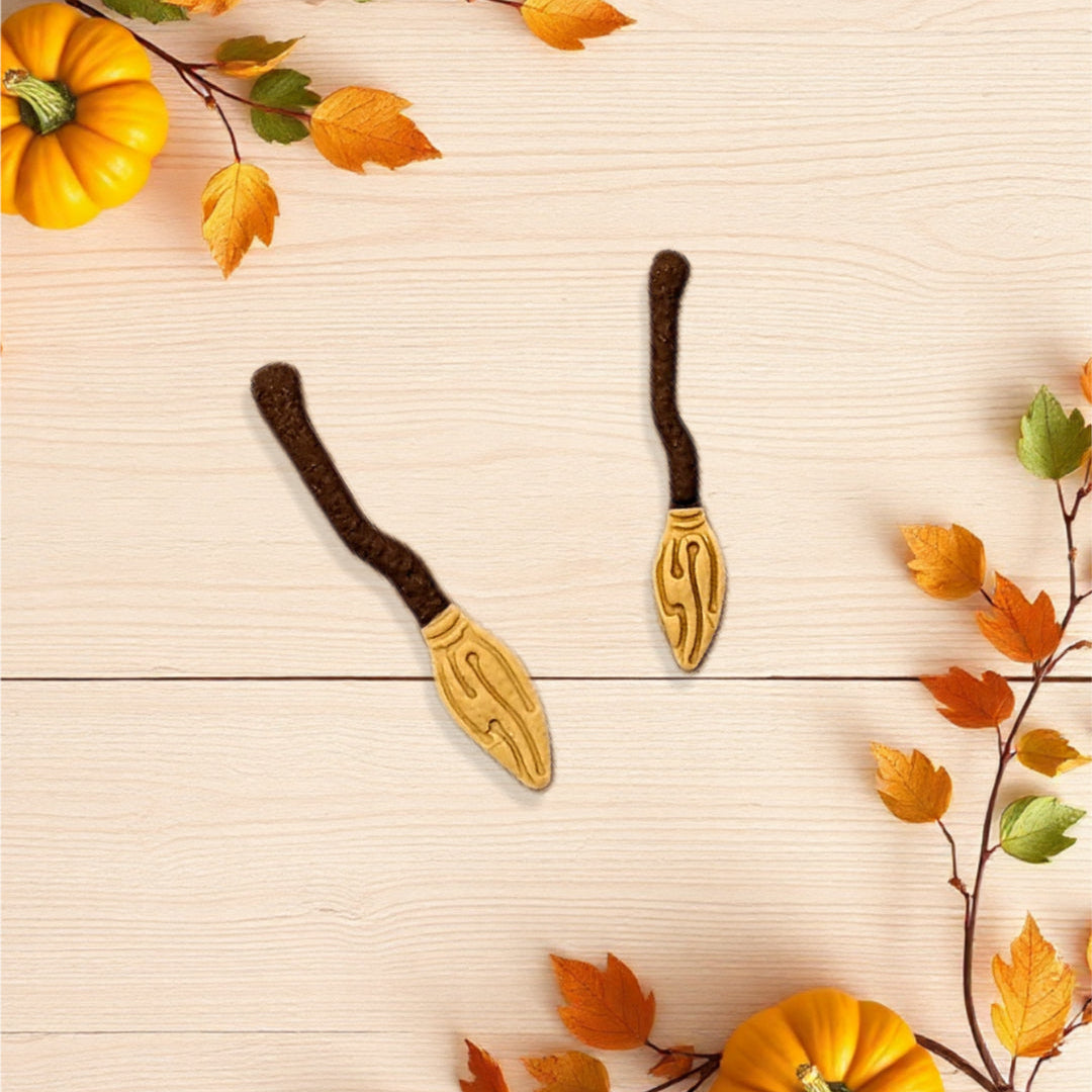 Haunted Broom Cookie Cutter β Fondant, Clay, Ceramic & Pottery Tool | Multi-Medium Craft Cutter