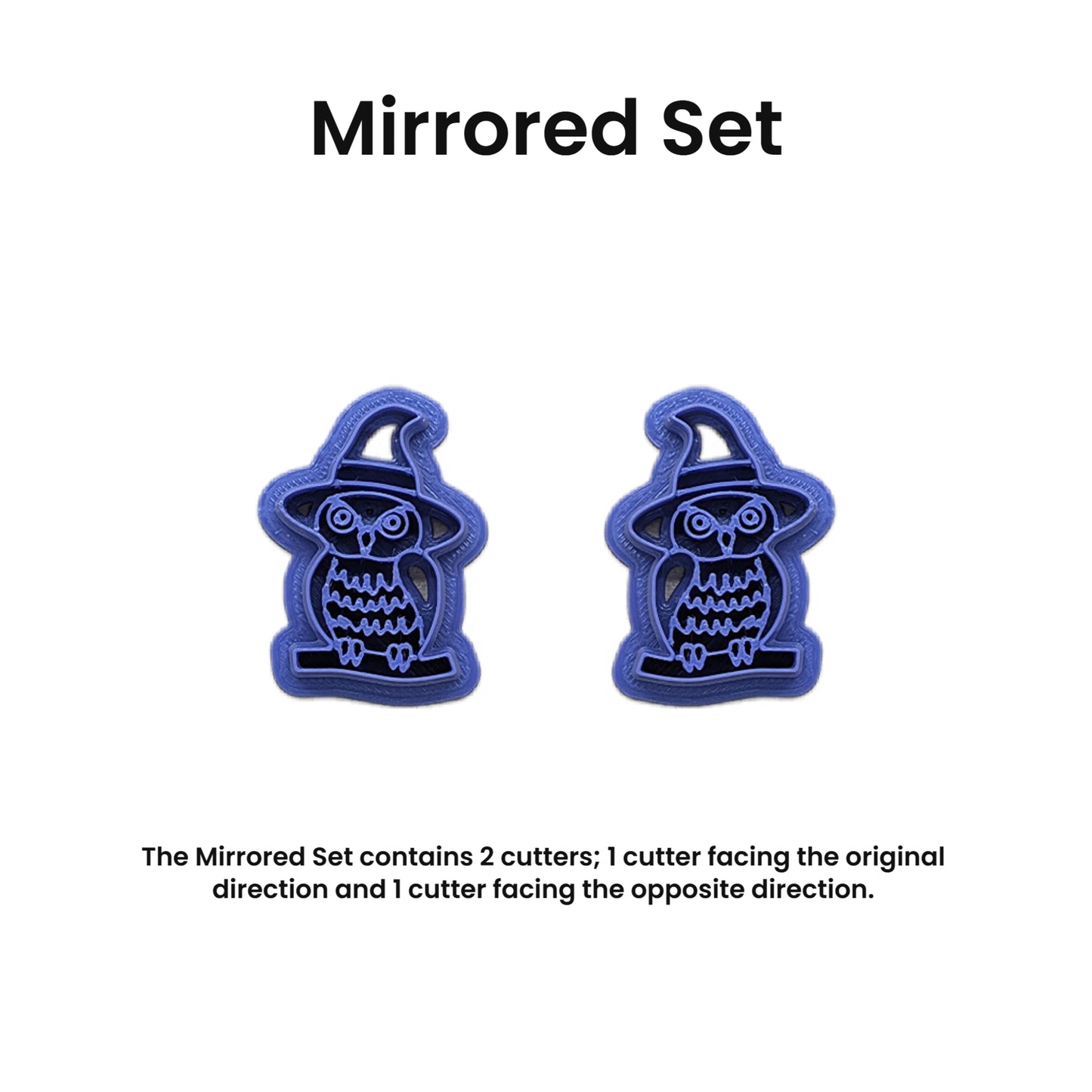Witchy Hoot Perched Owl Cookie Cutter for Ceramics, Pottery, Polymer Clay, Fondant - Multi-Medium Craft & Baking Tool