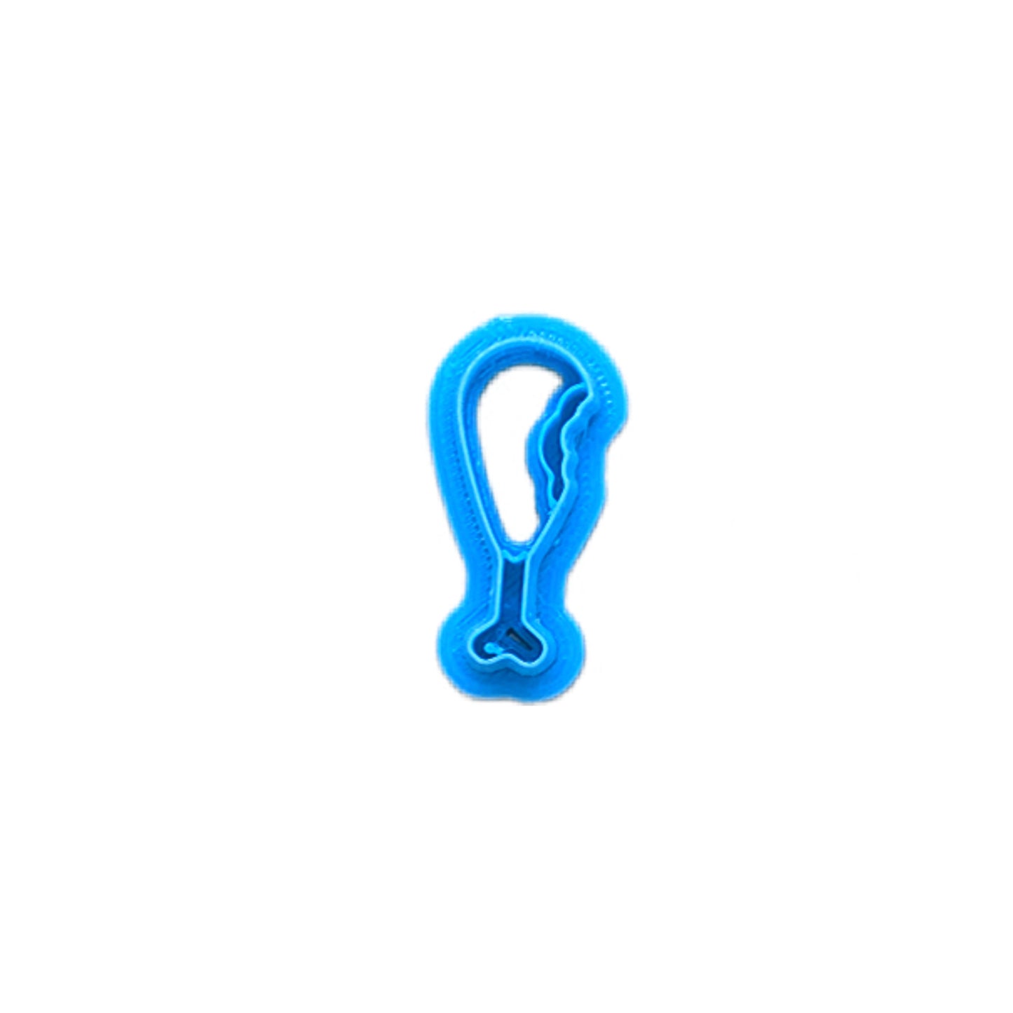 Bitten Turkey Leg Cookie Cutter: Ideal for Cookies, Ceramics, Pottery, Polymer Clay, and Fondant