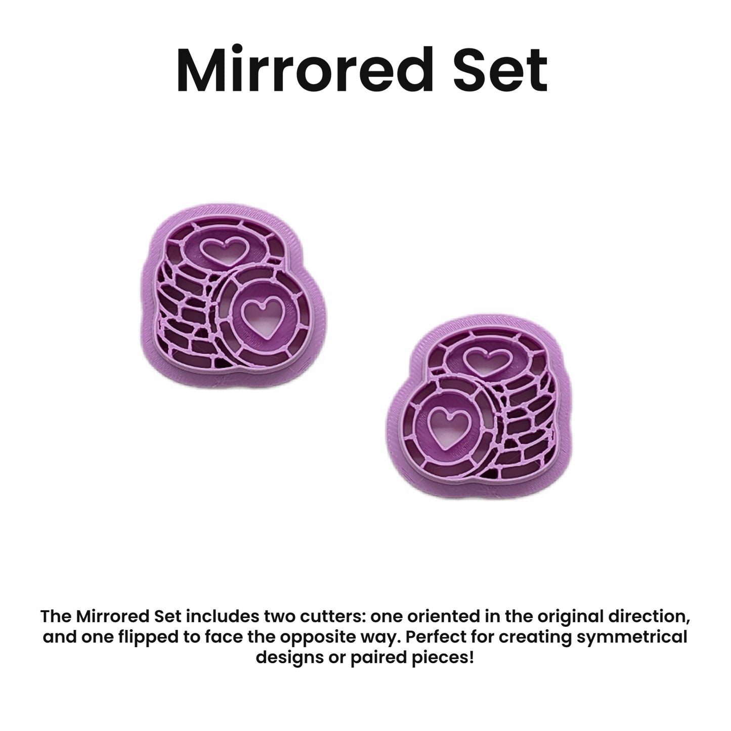 Tokens of Affection Stack of Poker Chips Cookie Cutter: Ideal for Cookies, Ceramics, Pottery, Polymer Clay, and Fondant