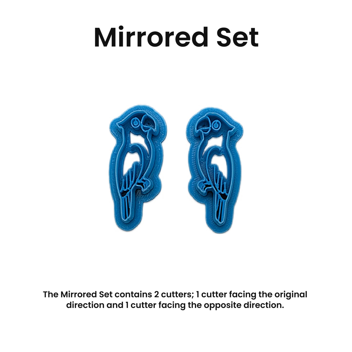 Parrot Cookie Cutter - Tropical Bird Shape: Ideal for Cookies, Ceramics, Pottery, Polymer Clay, and Fondant