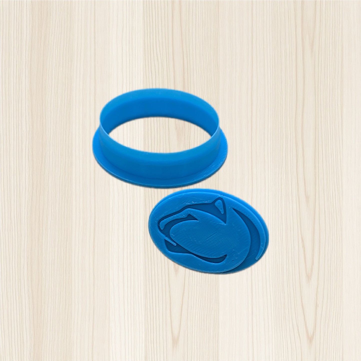 Penn State Lion Cookie Cutter & Stamp Set: Ideal for Cookies, Ceramics, Pottery, Polymer Clay, and Fondant