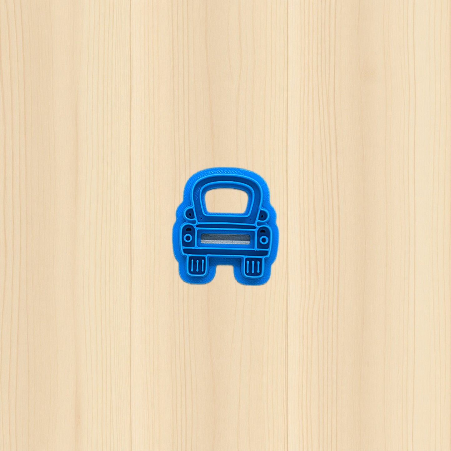 Classic Truck Tail End View Cookie Cutter: Idea for Cookies, Ceramics, Pottery, Polymer Clay, Fondant