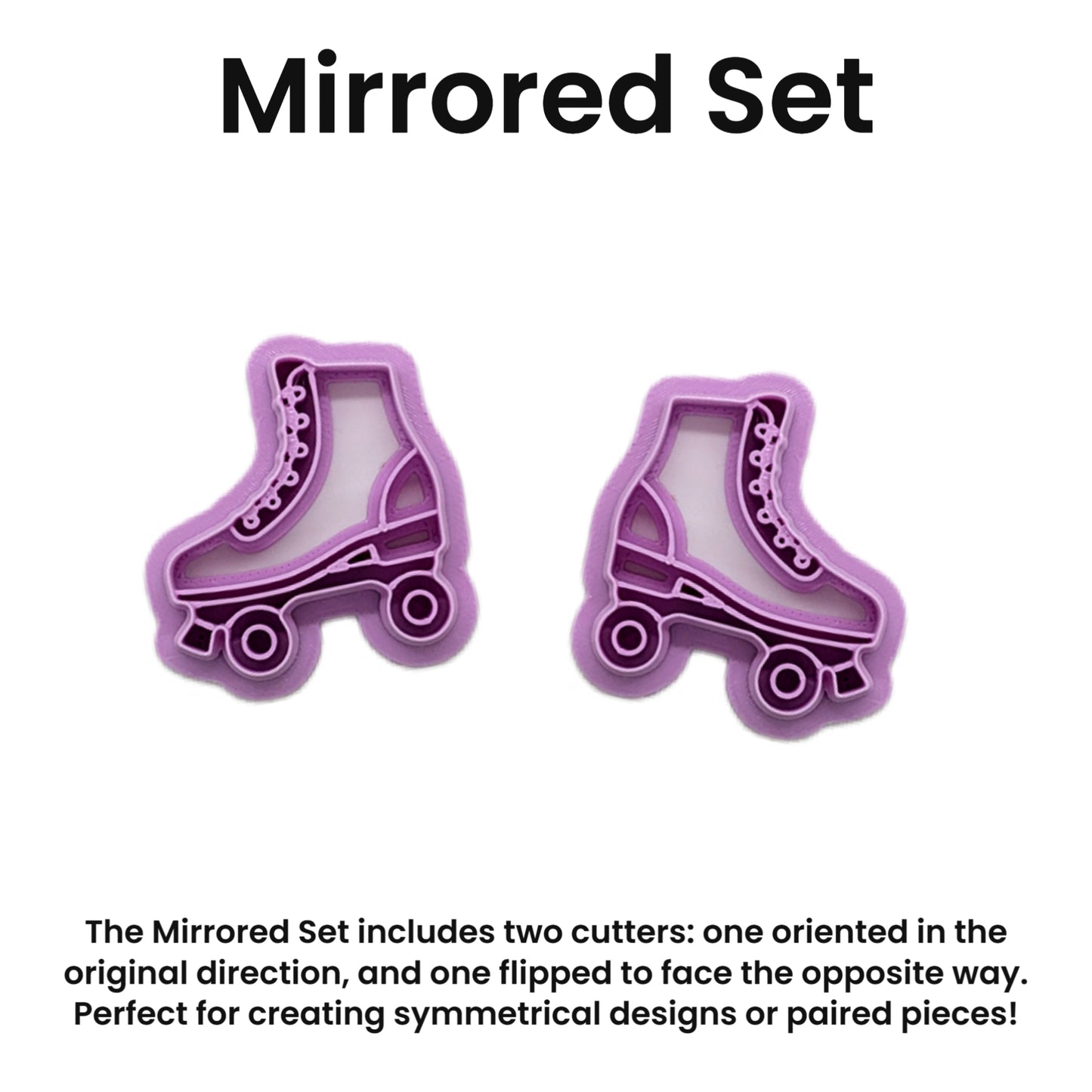 Roller Skate Cookie Cutter: Ideal for Cookies, Ceramics, Pottery, Polymer Clay, and Fondant