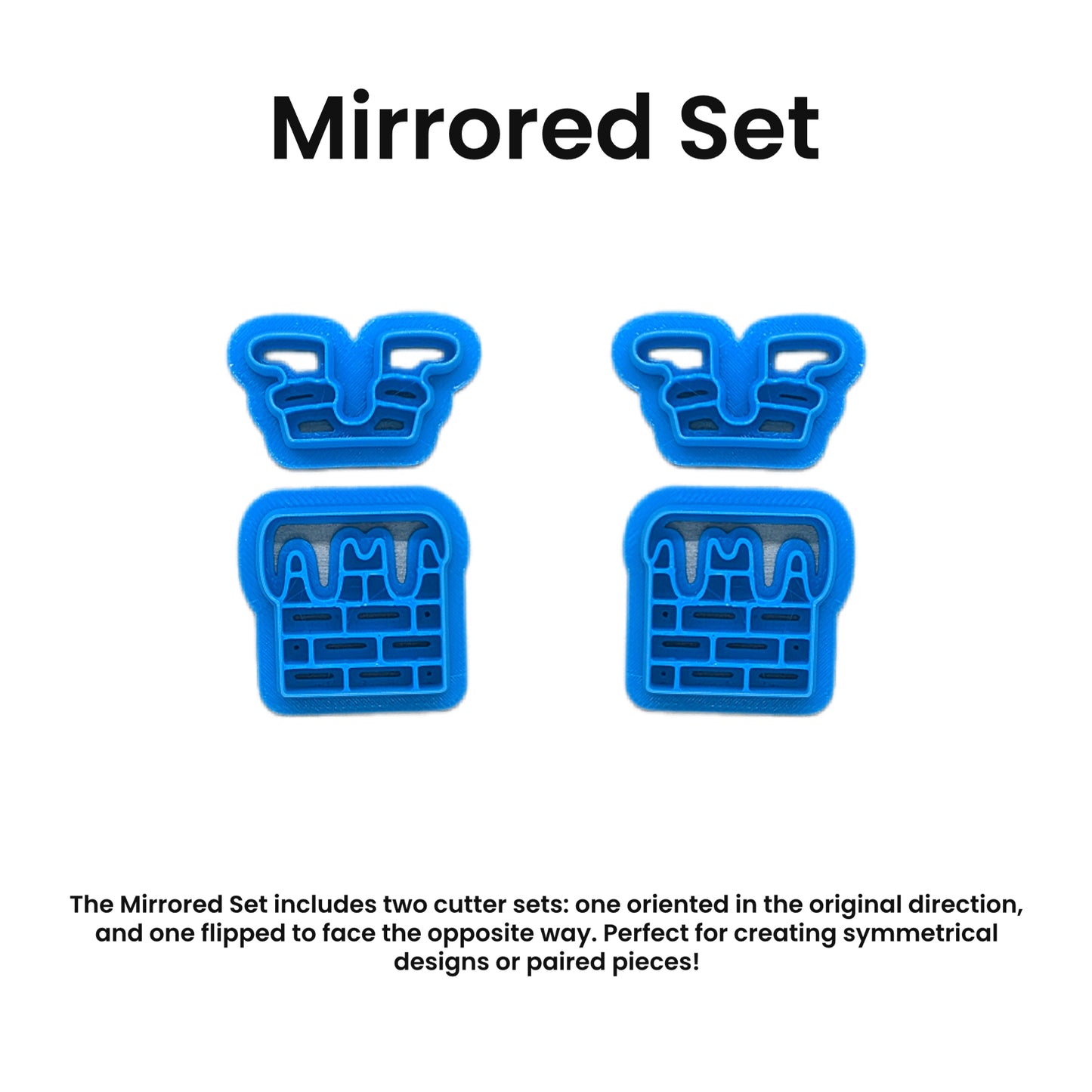 Santa Legs and Chimney 2-Piece Cookie Cutter Set: Ideal for Cookies, Ceramics, Pottery, Polymer Clay, and Fondant