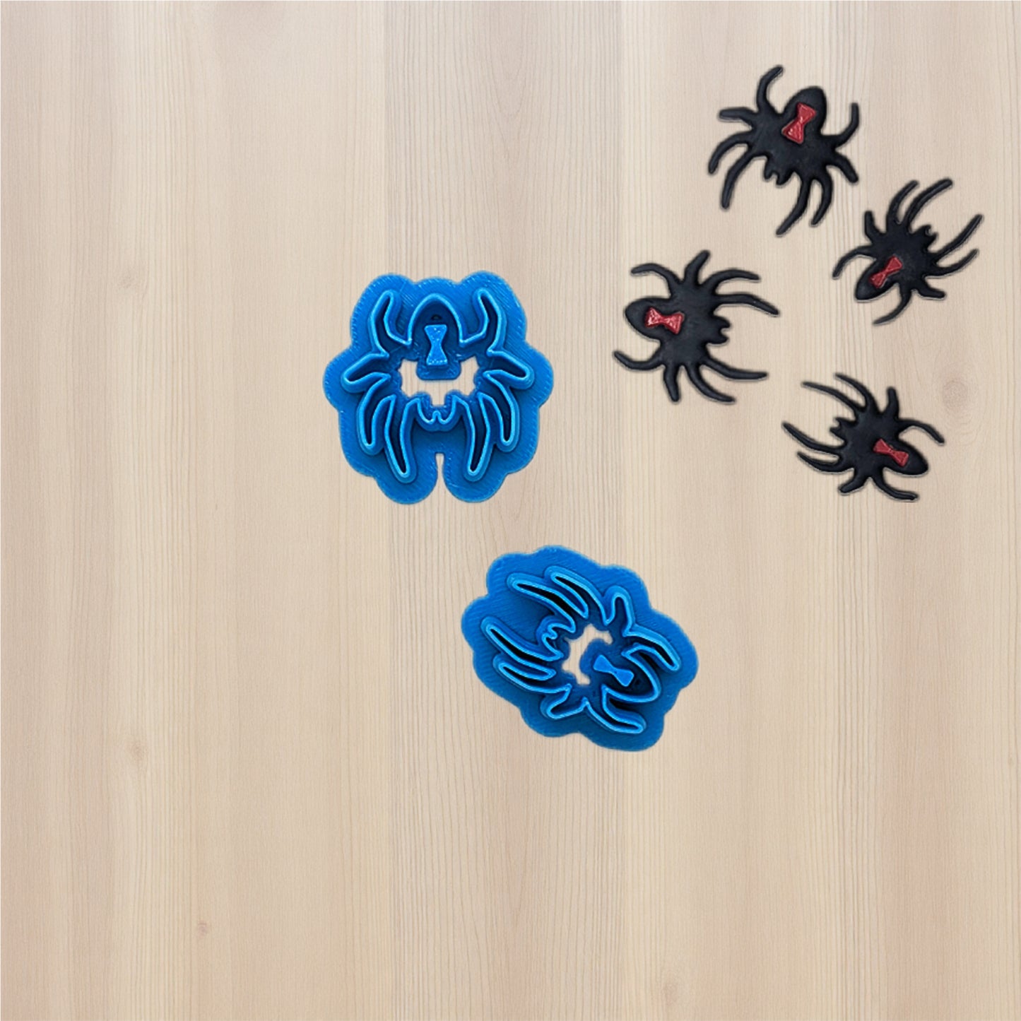 Black Widow Spider Cookie Cutter with 2 Style Options: Ideal for Cookies, Ceramics, Pottery, Polymer Clay, Fondant - Multi-Medium Craft & Baking Tool