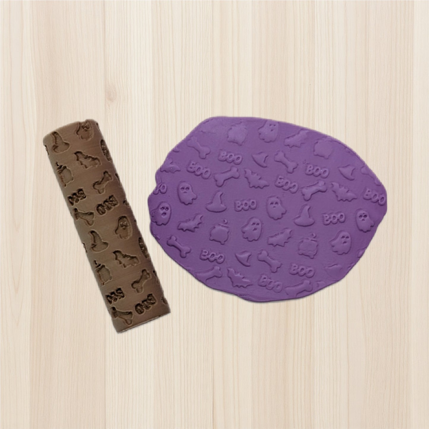 Boo Blast Witches' Brew Halloween Texture Roller with Emboss & Deboss Design Options