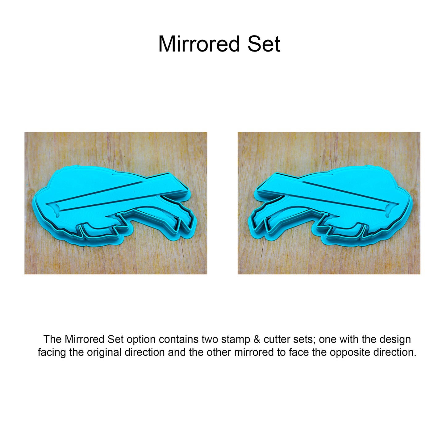 Buffalo Bills Cookie Cutter & Embossing Stamp