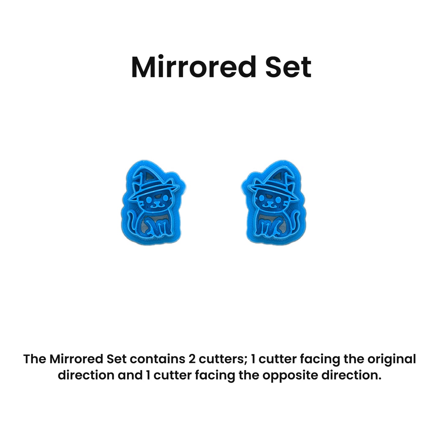 Cat in a Witch Hat Cookie Cutter: Ideal for Cookies, Ceramics, Pottery, Polymer Clay, and Fondant