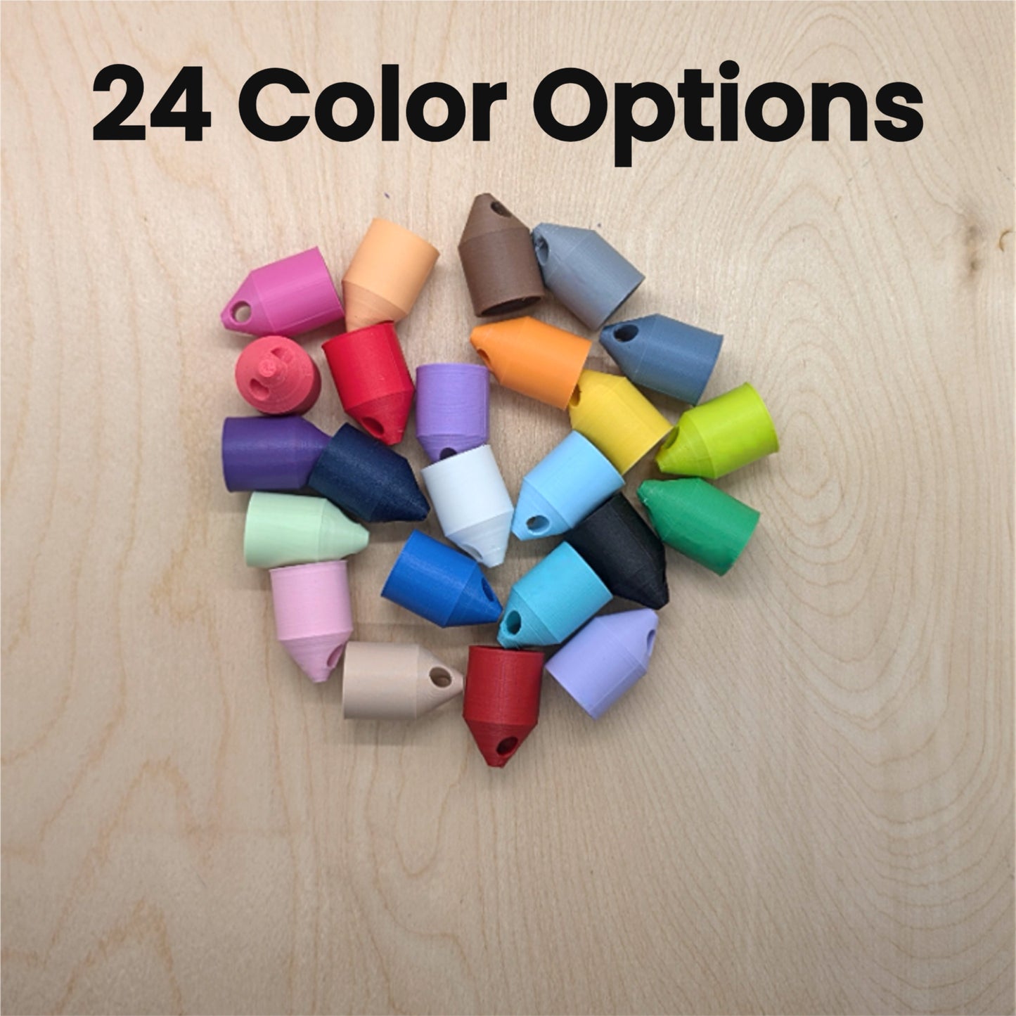 Lip Balm Keychain Cap – Clip-On Chapstick Holder for School Bags & Backpacks | 24 Color Options
