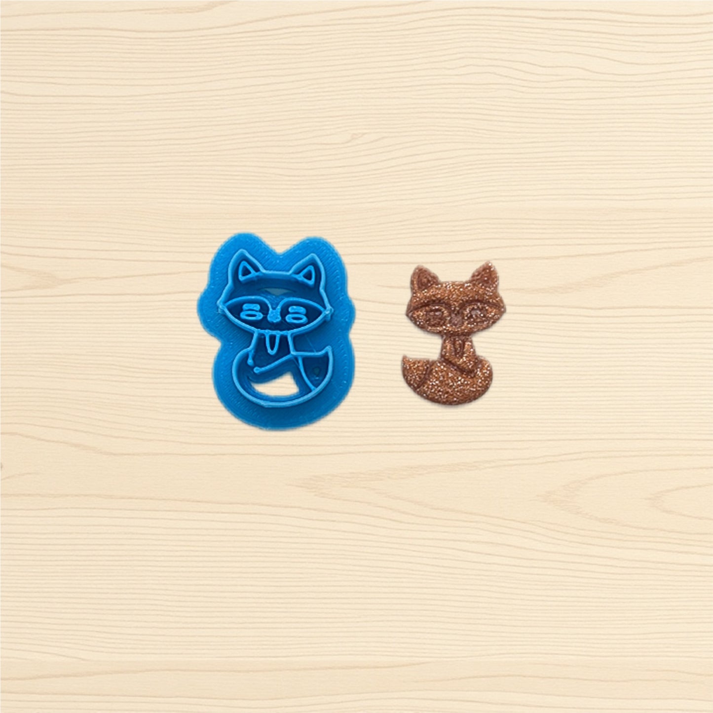 Cheeky Fox Cookie Cutter for Cookies, Ceramics, Pottery, Polymer Clay, Fondant - Multi-Medium Craft & Baking Tool