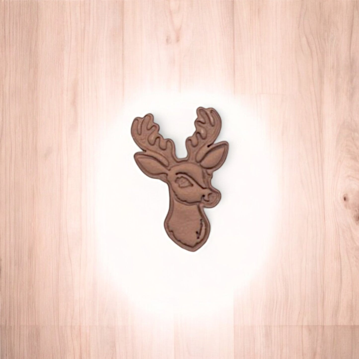 Deer Head Cookie Cutter & Stamp Set: Versatile Tool for Cookies, Ceramics, Pottery, Fondant, and More