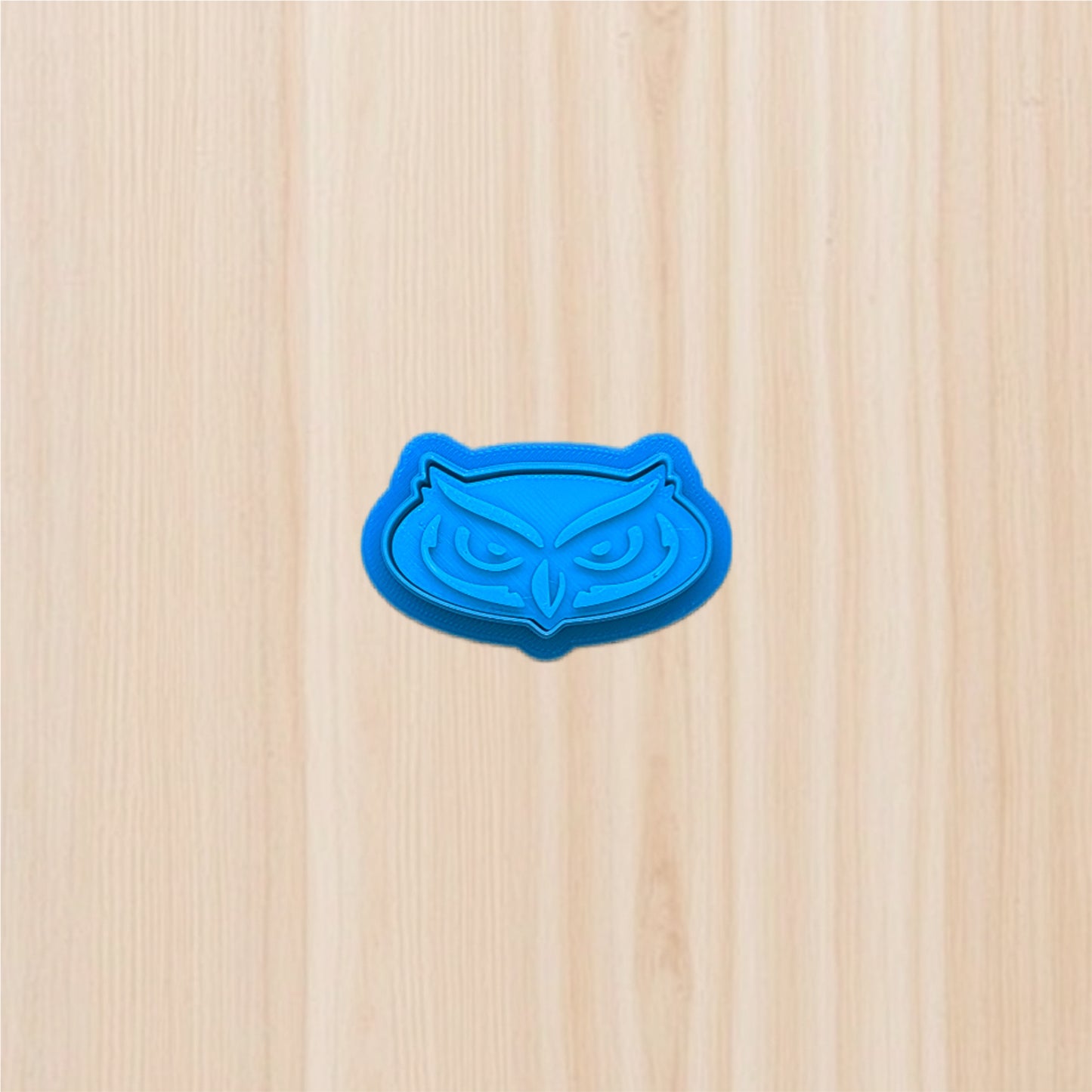 Florida Atlantic University Owl Cookie Cutter & Stamp Set: Ideal for Cookies, Ceramics, Pottery, Polymer Clay, and Fondant