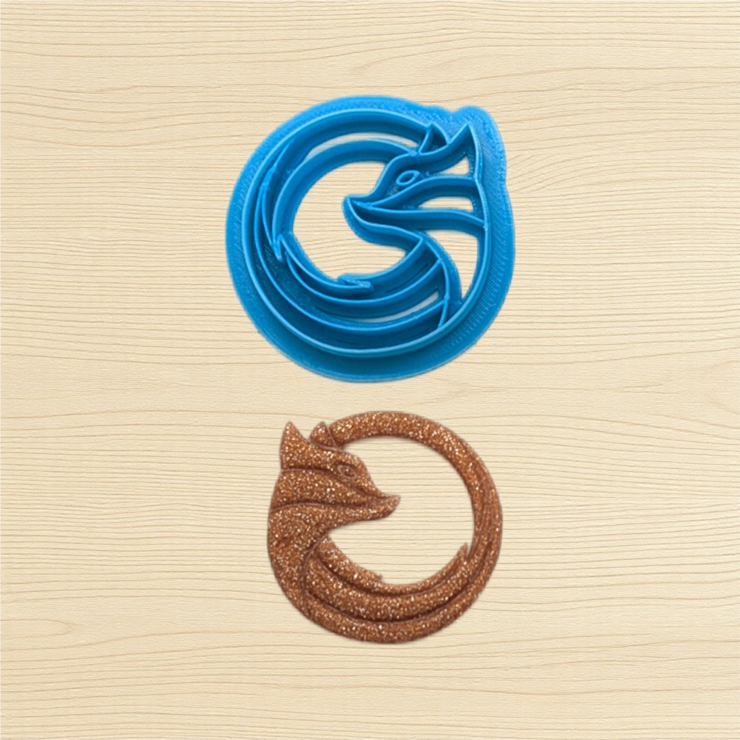 Fox Hoop Cutter for Cookies, Ceramics, Pottery, Polymer Clay, Fondant - Multi-Medium Craft & Baking