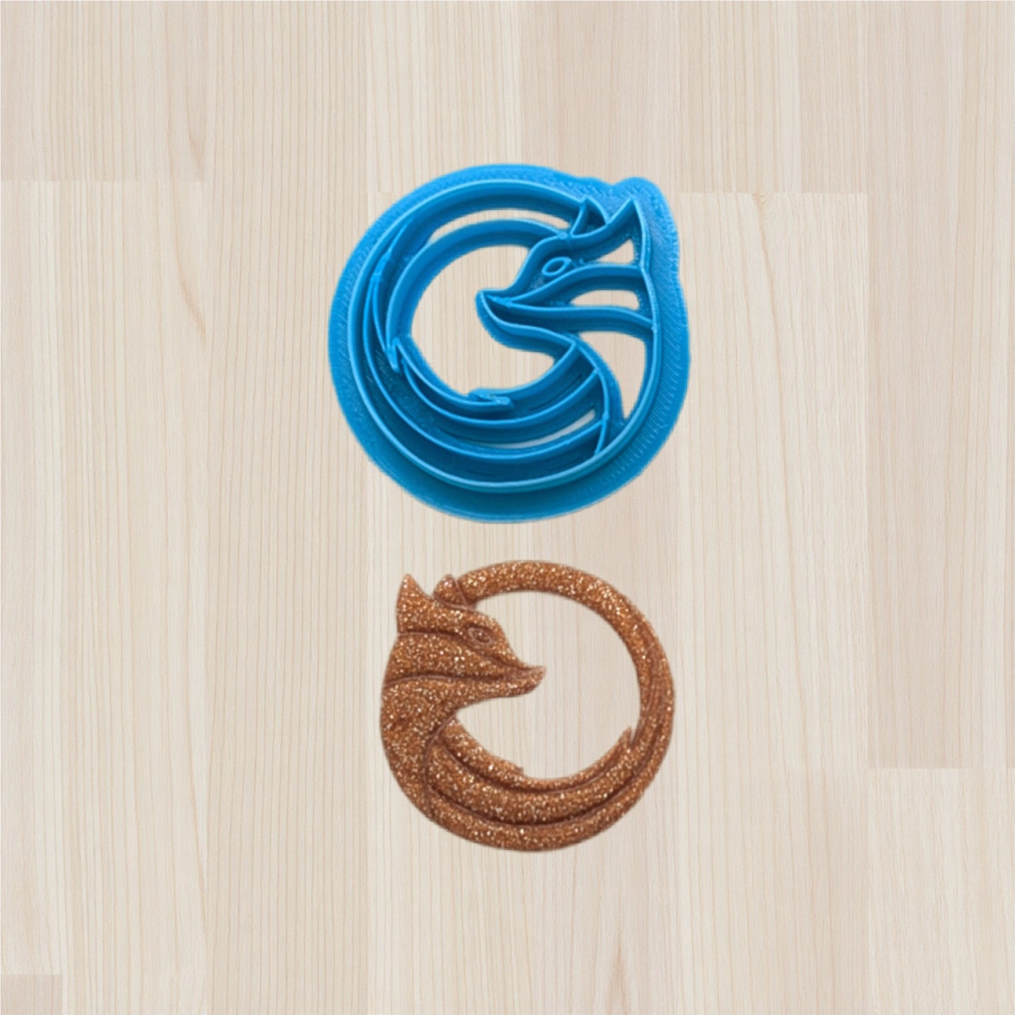 Fox Hoop Cutter for Cookies, Ceramics, Pottery, Polymer Clay, Fondant - Multi-Medium Craft & Baking