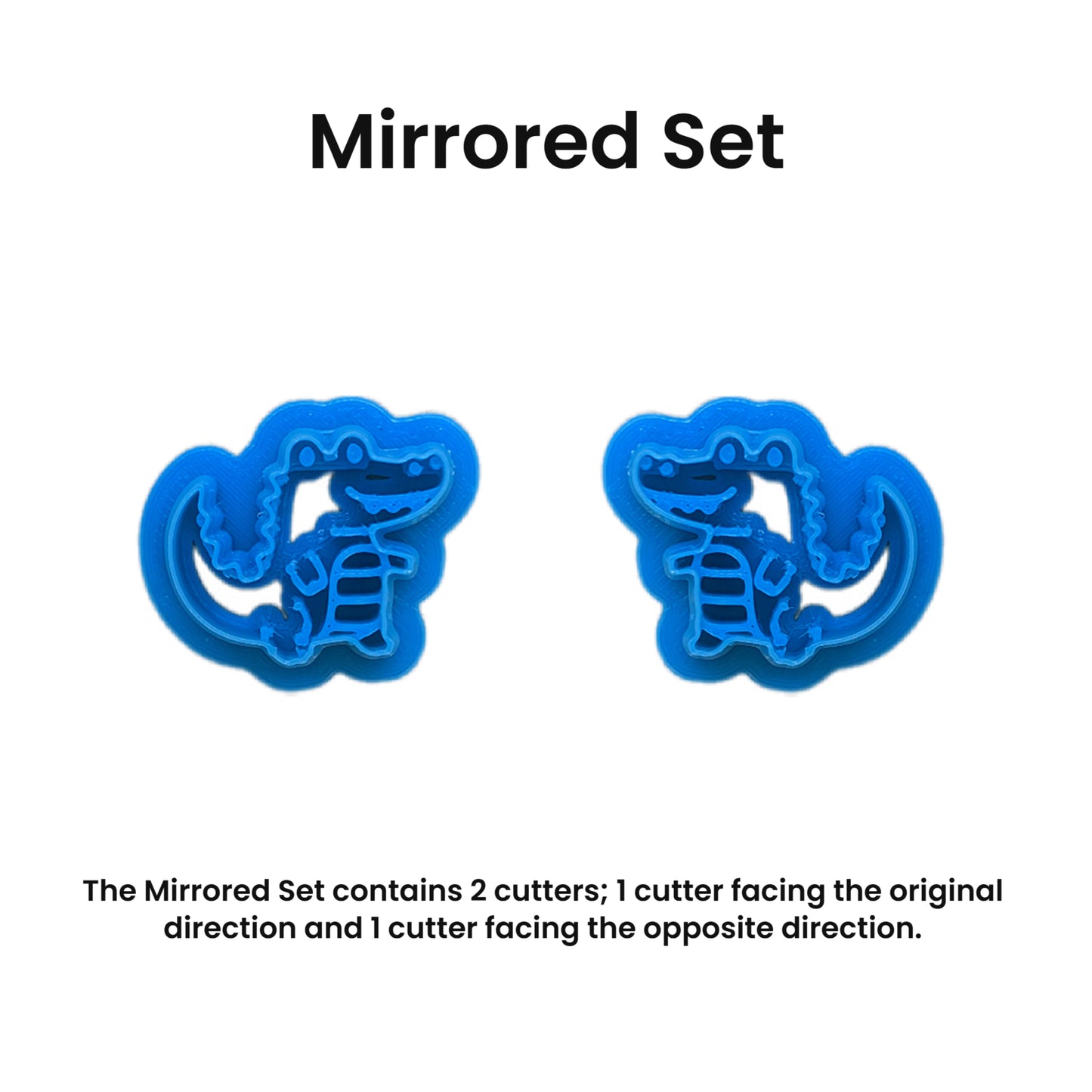 Giggling Gator Alligator Cookie Cutter: Ideal for Cookies, Ceramics, Pottery, Polymer Clay, and Fondant