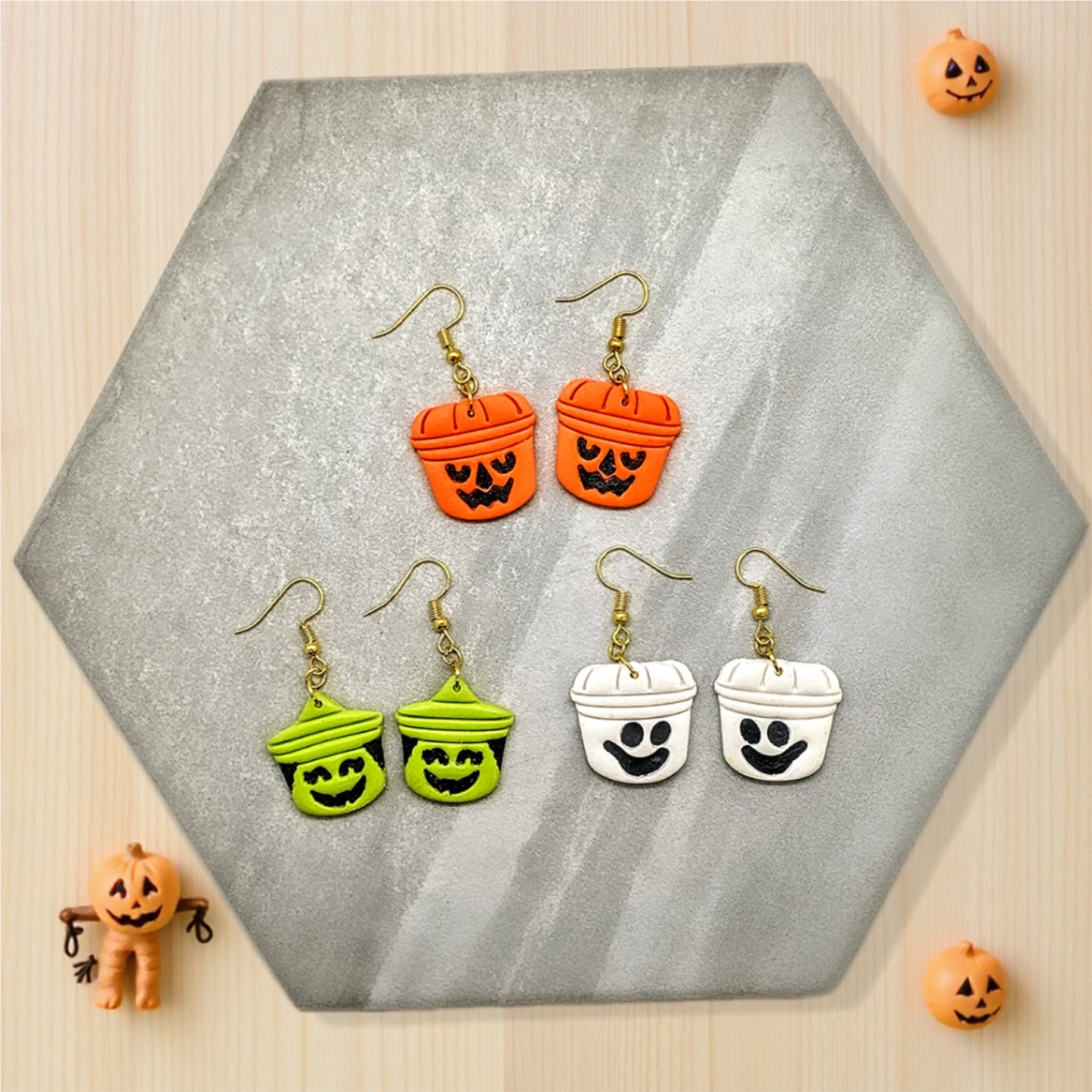 Halloween Happy Meal Bucket Cookie Cutter โ Ideal for Cookies, Polymer Clay, Ceramics & Fondant