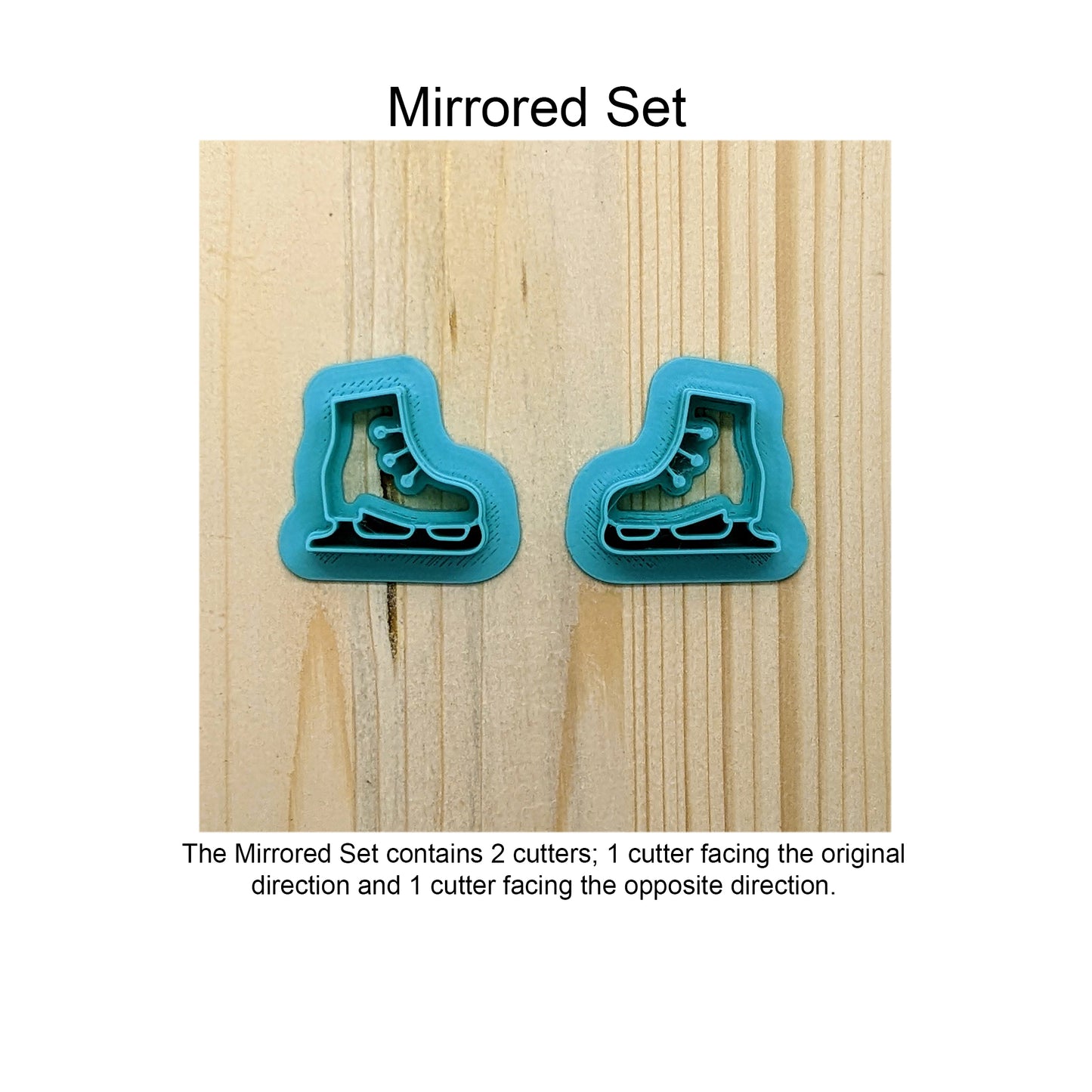 Ice Skate Cookie Cutter/Clay Cutter