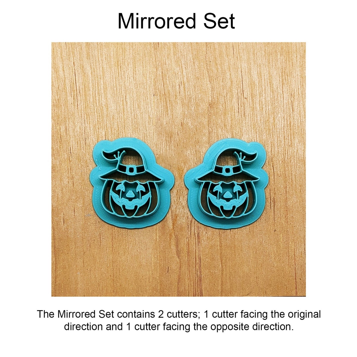 Jack'o Witch Pumpkin Cookie Cutter for Cookies, Ceramics, Pottery, Polymer Clay, Fondant & More