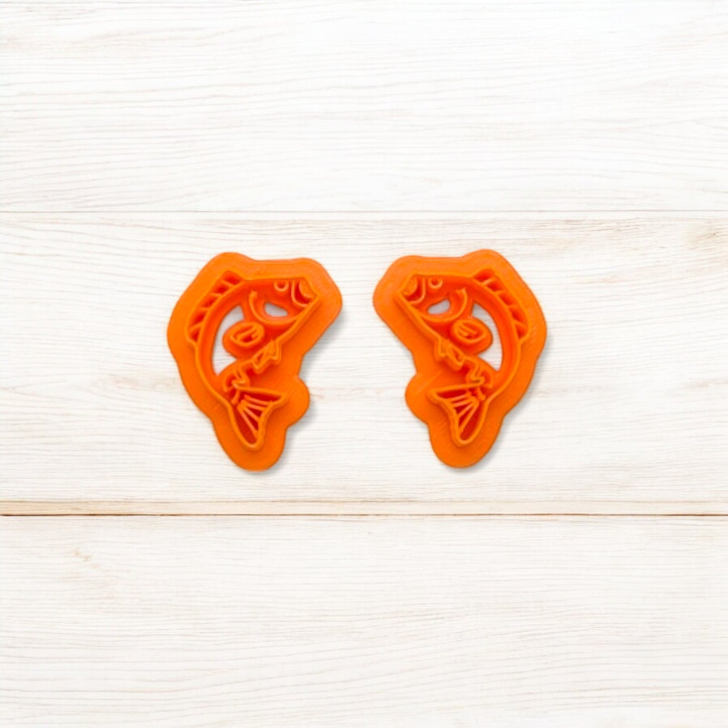 Bass Fish Cookie Cutter for Cookies, Ceramics, Pottery, Polymer Clay, Fondant - Multi-Medium Craft & Baking Tool