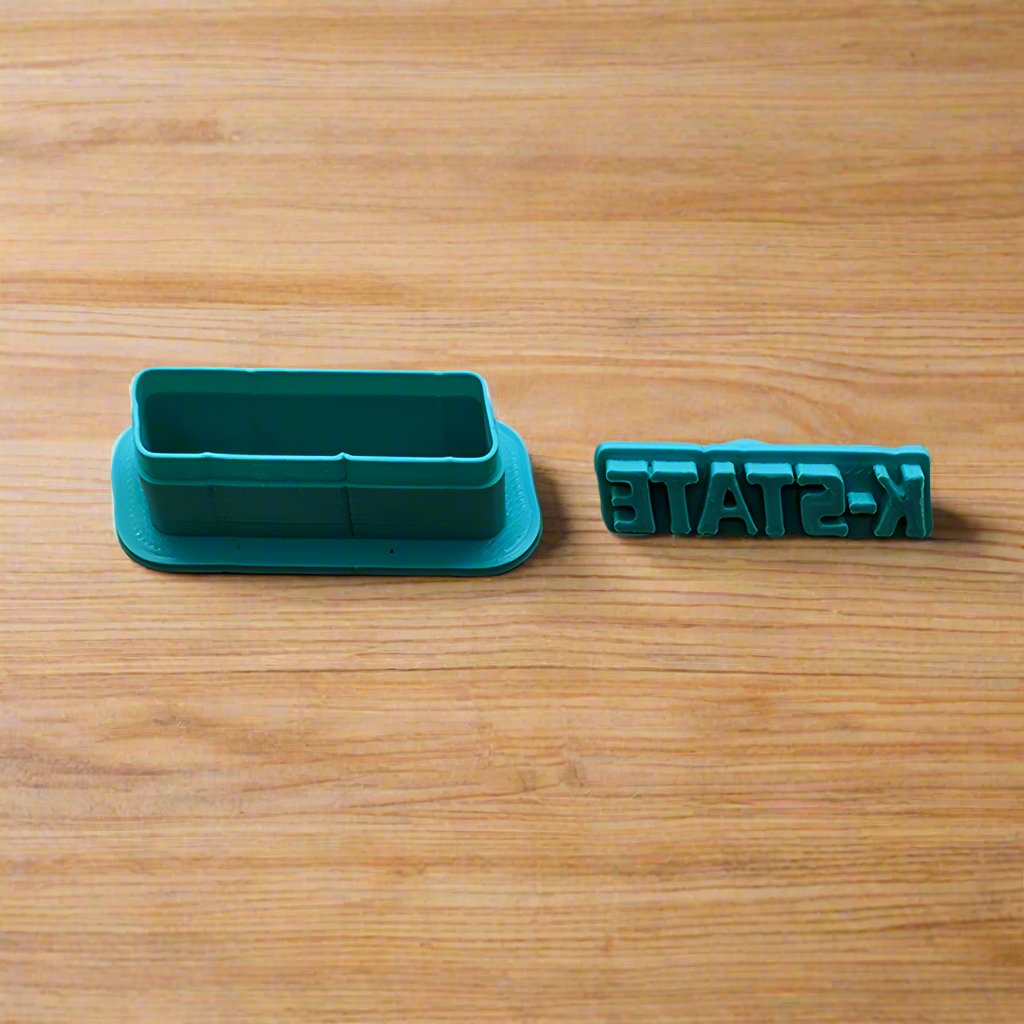 K-State Cookie Cutter & Stamp Set - Ideal for Cookies, Ceramics, Pottery, Polymer Clay, Fondant & More
