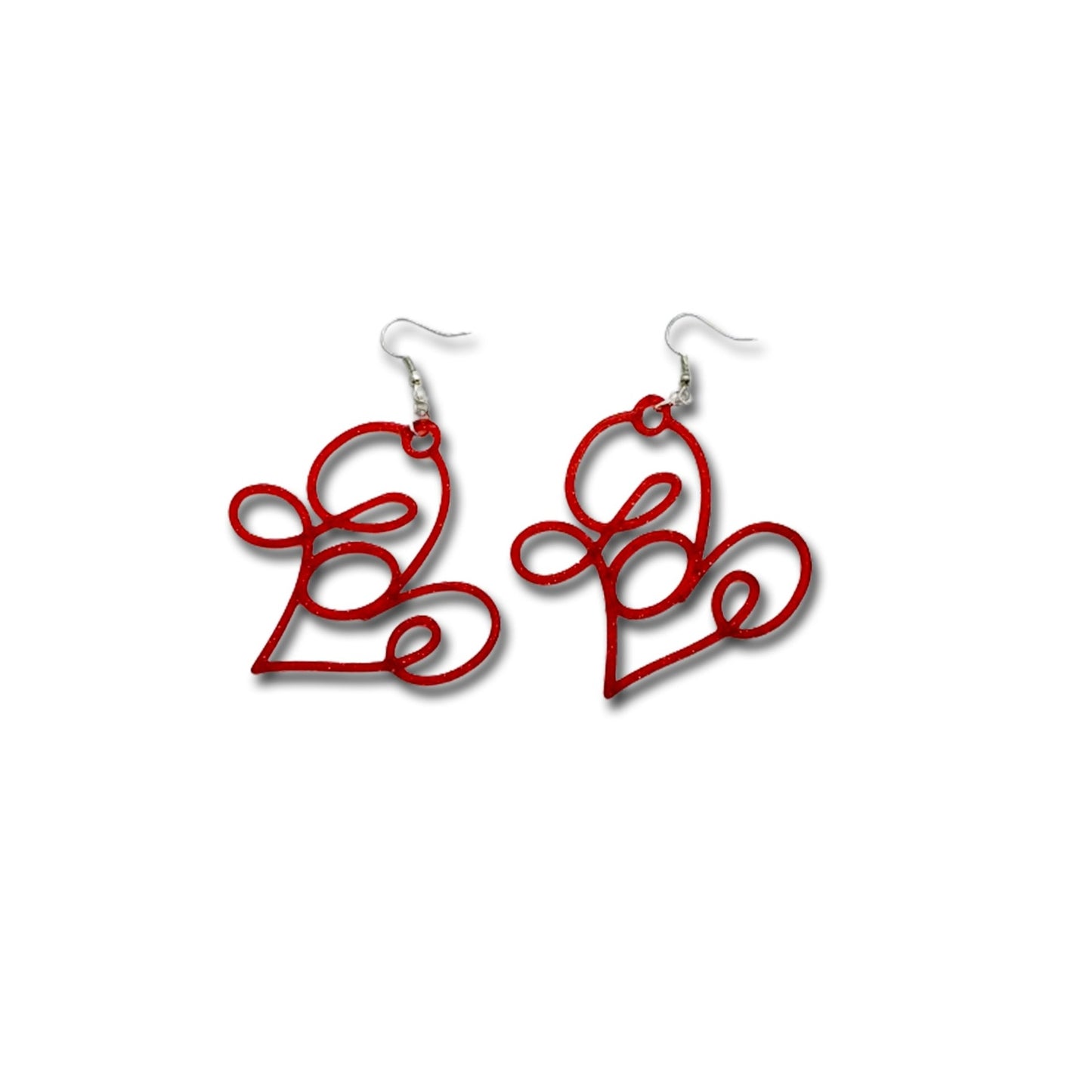 Love in Heart Earrings
