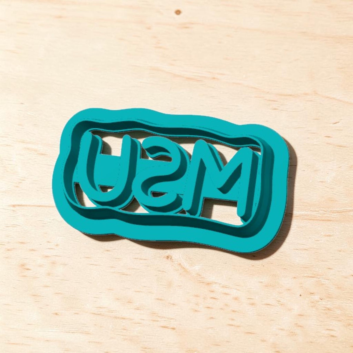 MSU Rectangle Cookie Cutter | Polymer Clay, Fondant, Pottery & Ceramic Cutter