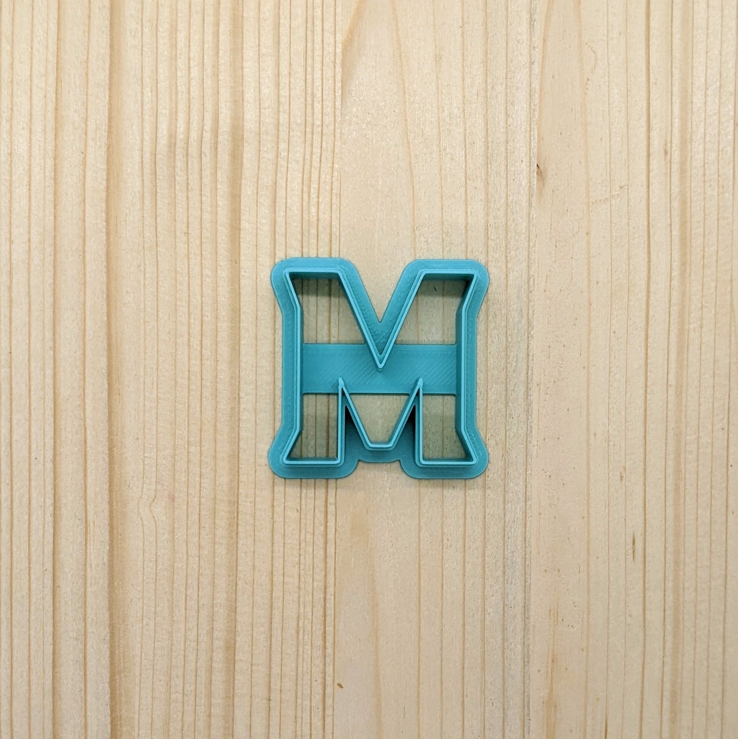 University of Maryland M Cookie Cutter for Cookies, Ceramics, Pottery, Polymer Clay, Fondant - Multi-Medium Craft & Baking Tool