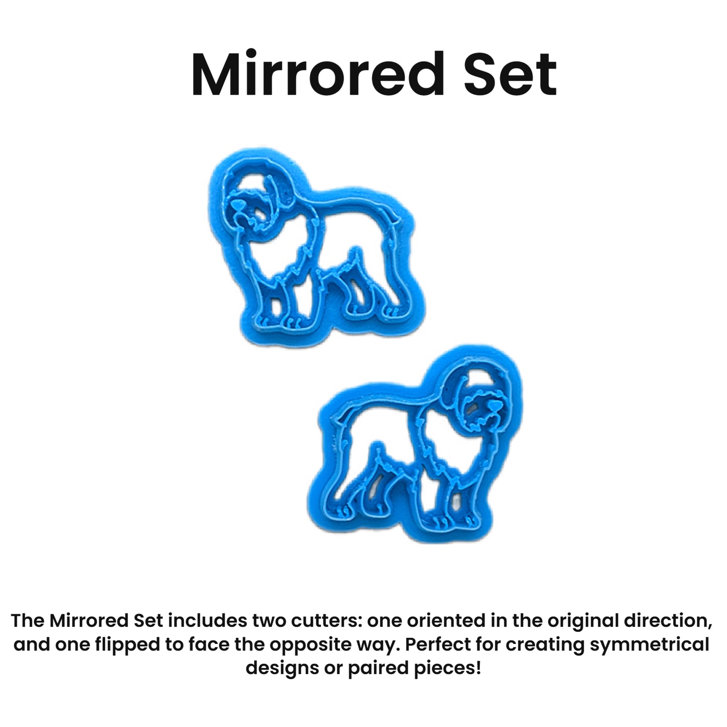 Old English Sheep Dog Cookie Cutter: Ideal for Cookies, Ceramics, Pottery, Polymer Clay, and Fondant