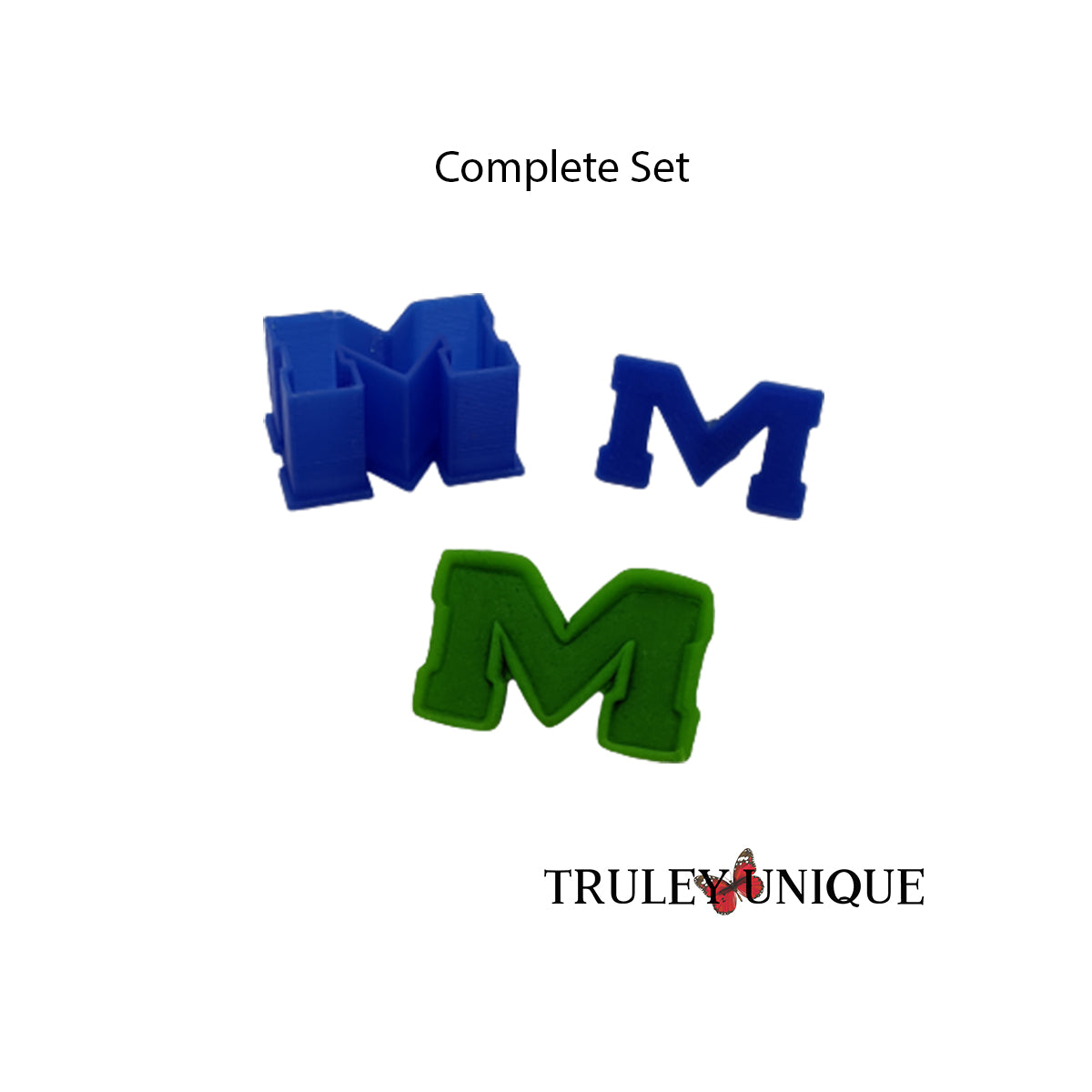 Ole Miss M Cookie Cutter & Stamp Set