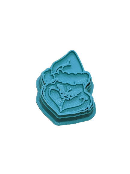 The Grinch Christmas Cookie Cutter & Stamp Set