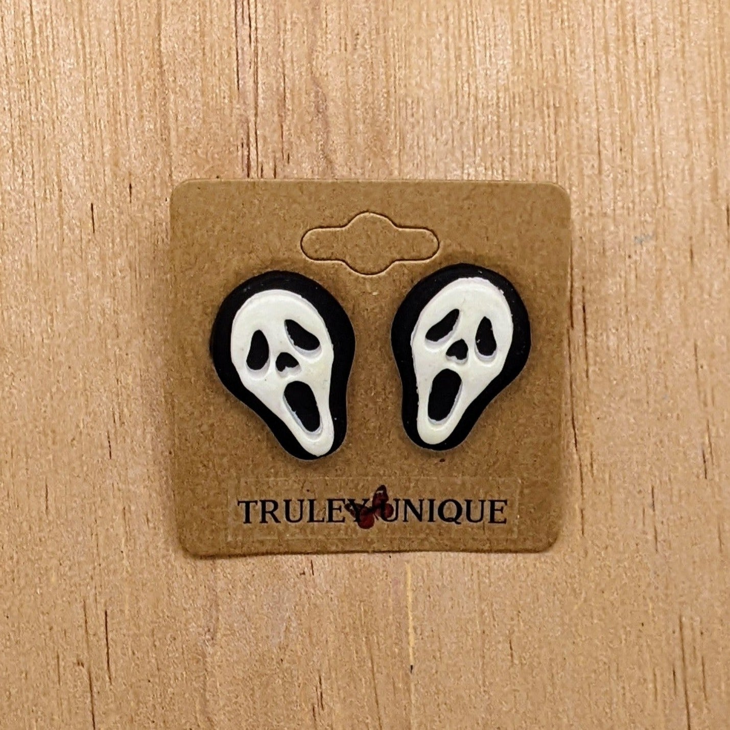 Scream Ghost Face Mask 2 Piece Cutter Set for Cookies, Ceramics, Pottery, Polymer Clay, Fondant - Multi-Medium Craft & Baking Tool