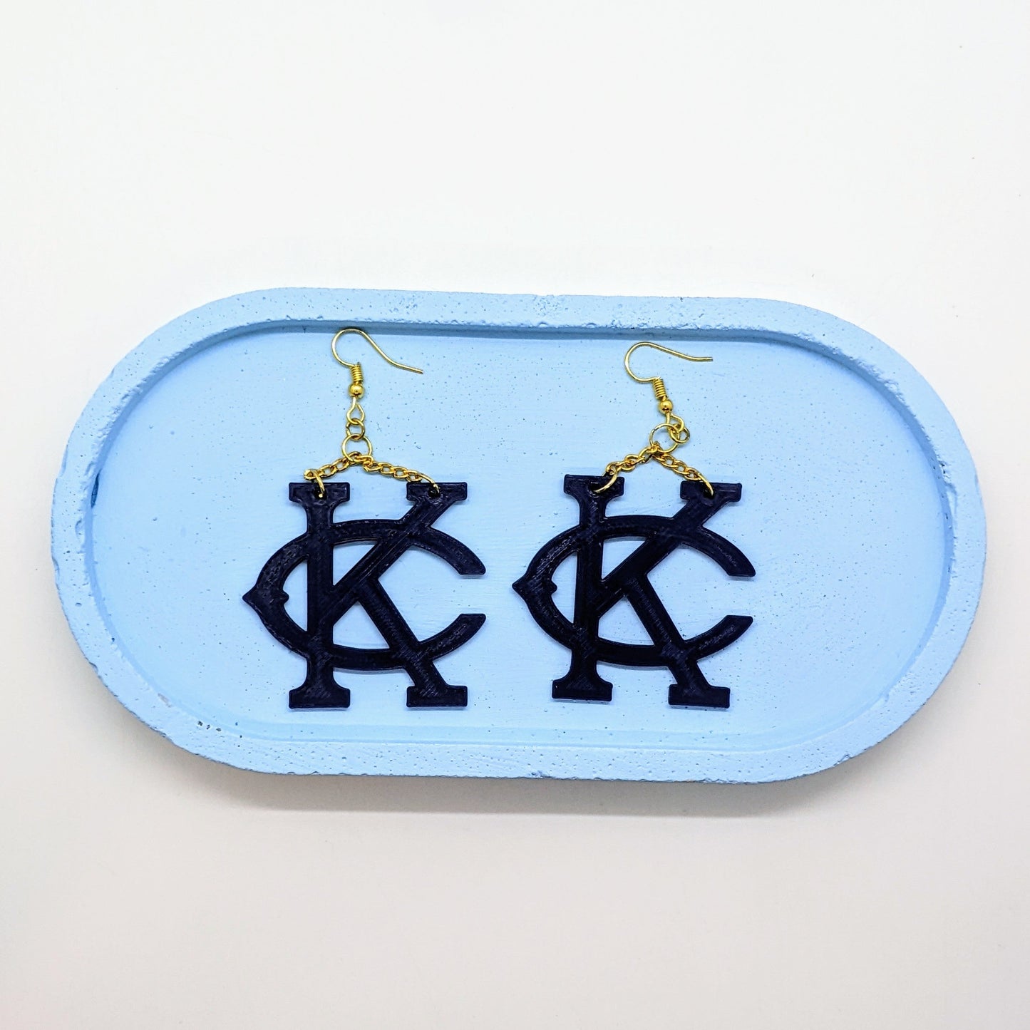 Kansas City Monarchs KC Statement Earrings