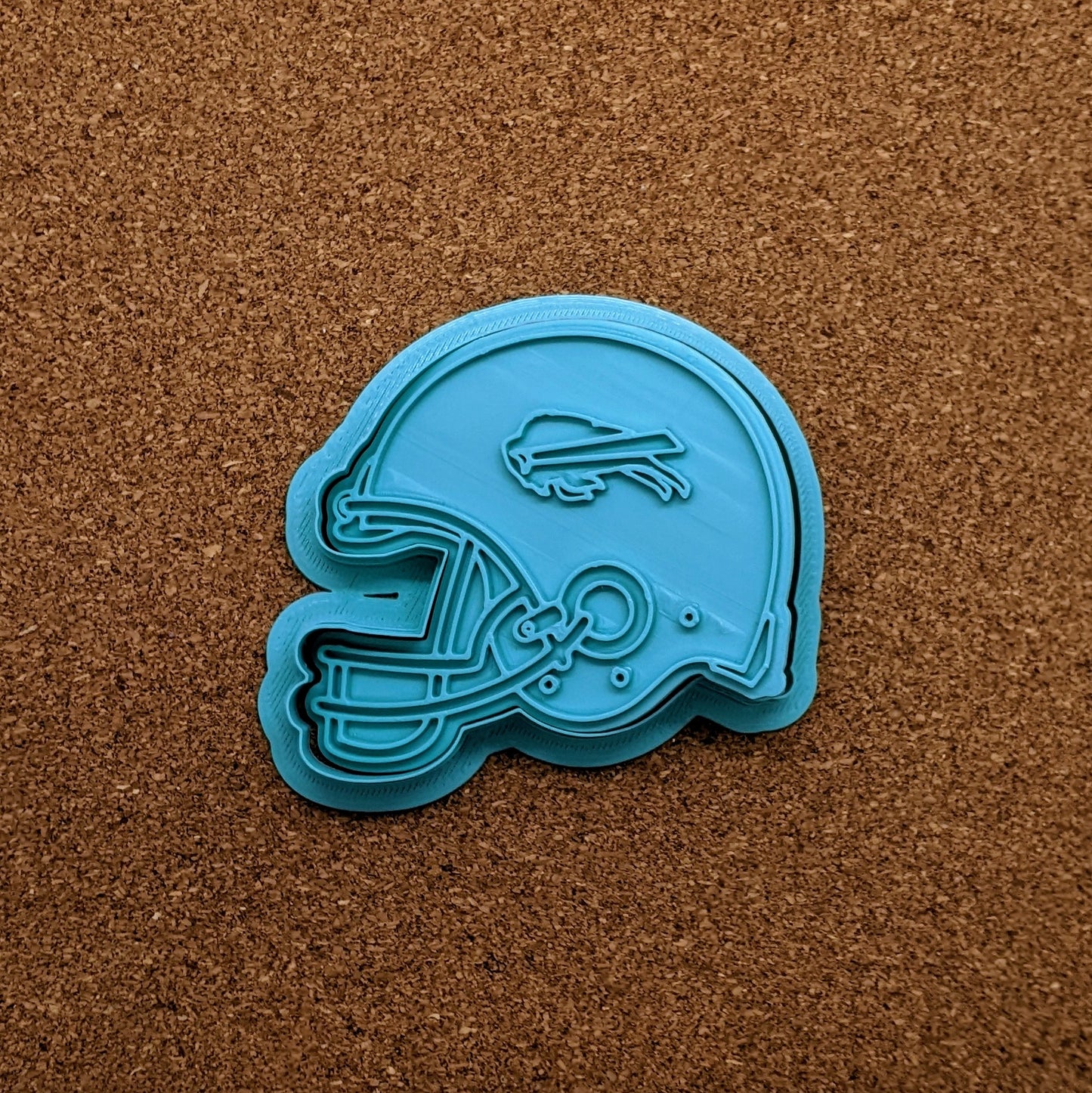 Buffalo Bills Helmet Cookie Cutter and Embossing Stamp Set